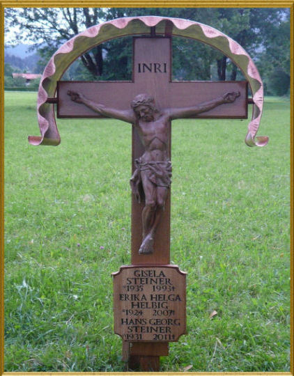 grave cross - no need for foundation