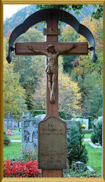 grave cross with Corpus Christi without wood back panel